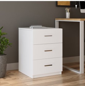 Resim Robin Home Verona C Ofis 3 Lü Keson Beyaz 