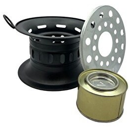 Resim Argeus Jel Yakıtlı Siyah Osmanlı Ocağı 