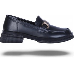 Resim Ayakcenter Nhr1 Kadın Loafer Ayakkabı Siyah 