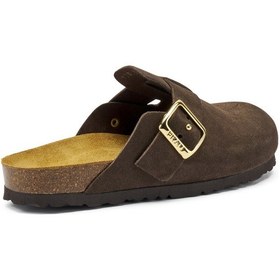 Resim Terlik Kadın 17d5 Frau Velour-s T.moro Dark Brown Koyu Kahverengi 