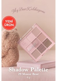 Resim Dasique Mat Ve Işıltılı Renk Seçenekleri Sunan Far Paleti Shadow Palette 29 Mauve Bear 29 Mauve Bear 