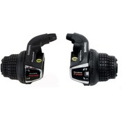 Resim shimano Vites Kolu Revoshift Tourney 3x7 Vites Set Göstergeli Sl-rs35 