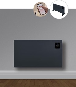 Resim AEON Elektrikli Panel Konvektör Isıtıcı Wifi 1500 Watt Antrasit 