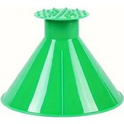 Resim Gateesat Yeşil Buz Kazıyıcı Yağ Hunisi - Araç Camı Kar Küreği Buz Temizleme Aracı Kışlık Aksesuar 