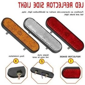 Resim Primepickings 24led Reflektör Fren Lambası, Beyaz Sarı Işık, Dönüş Sinyali Işığı 