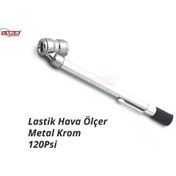 Resim LASTİK HAVA BASINÇ ÖLÇER (10-120 psi) (MEKANİK) (METAL) 