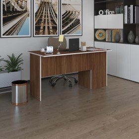 Resim Kenzlife ofis masası miyamoto cvz sol 75*110*60 kilitli kapaklı dolap bilgisayar çalışma masası 