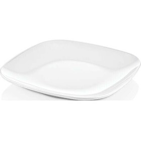 Resim POLYMEL Melamin Kare Servis Tabağı 28 Cm (12 Adet) 