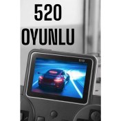 Resim Gamepad 520 Oyunlu Tv Uyumlu Retro Oyun Konsolu 