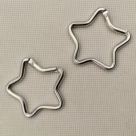 Resim 1/3 adet yıldız şekilli anahtarlık, çok amaçlı kamp kancası, sırt çantası aksesuarı, Sevgililer Günü, Paskalya, Şükran Günü ve Cadılar Bayramı için uygun 