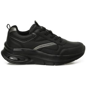 Resim Kinetix Lındsey Pu W 5pr Siyah Kadın Comfort Sneaker Spor Ayakkabı Siyah 