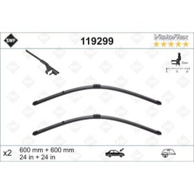 Resim Valeo NRTMSA SILECEK SUPURGESI TAKIMI 600mm / 600mm MERCEDES W204 S204 C204 C218 X218 W212 S212 UYUMLU 