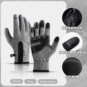 Resim Liangduo Shop 20-Gy Tarzı S Beden Kyncilor Erkek Kadın Kış Eldiven Açık Spor Dokunmatik Ekran Su Geçirmez Polar Eldiven Kayak Yürüyüş Bisiklet Eldiveni (Yurt Dışından) 