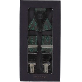 Resim Koyu Yesil Kalın Pantolon Askısı - Regular Fit / Koyu Yesil / 00 