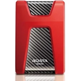 Resim Adata HD650 - 2 Tb, USB 3.2 Gen.1'li Harici Sabit Sürücü, Kırmızı 