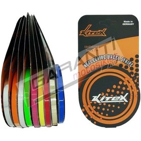 Resim Motosiklet Jant Sticker Silver (Nikel) Alman 