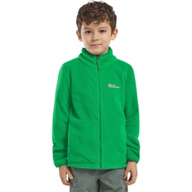 Resim Jack Wolfskin Taunus Jacket K Unisex Çocuk Yeşil Polar Ceket 