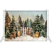 Resim Padalink Noel Temalı Fotoğraf Arka Planı, 2.1x1.5m Poliester, W-4682 Ve Diğer Modeller 