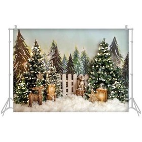Resim Padalink Noel Temalı Fotoğraf Arka Planı, 2.1x1.5m Poliester, W-4682 Ve Diğer Modeller 