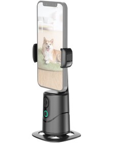 Resim Youtek Akıllı Yüz Takipçili 360 Dönebilir Bluetoothlu Telefon Gimbal - Hızlı Şarj, El Hareketi Kontrolü 