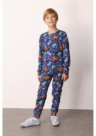 Resim Mayoral Pueril Çocuk Fitilli Pijama Takımı - Pueril - Lacivert - 10 Yaş - 9999-lacivert-10 Yaş 
