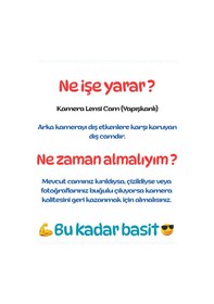 Resim Oppo A98 Kamera Lensi Cam - Kamera Camı - Yapışkanlı - Cph2529 Uyumlu 