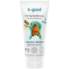 Resim b-good b-dental 7-12 Yaş Çocuk Diş Macunu Florürsüz Ananas 50 ml 