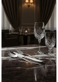 Resim Bernardo Pearl 18 Parça Çatal Kaşık Bıçak Seti 6 Kişilik Beyaz - Gümüş 