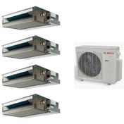 Resim Bosch 36000 BTU 1 Dış + 4 İç Ünite (9+9+12+12) Kanal Tipi Multi Inverter Klima 