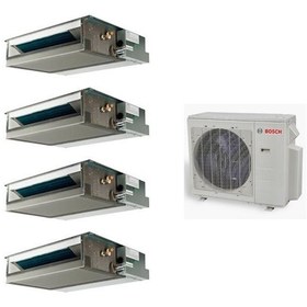 Resim Bosch 36000 BTU 1 Dış + 4 İç Ünite (9+9+12+12) Kanal Tipi Multi Inverter Klima 