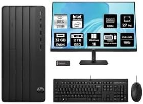 Resim HP 290 G9 i5 12500 32GB 2TB SSD W11H Masaüstü Bilgisayar + 27" Monitör 