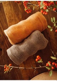 Resim Fine Cotton Gri El Havlusu 50x30 Cm Gri 