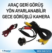 Resim ProstarTeknoloji Ayarlanabilir Araç Geri Görüş Kamerası 