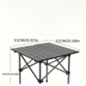 Resim 1 Taşınabilir Katlanabilir Kamp Masası, Ultra Hafif Açık Hava Piknik Masası, Modern Tasarım, Taşıması ve Dayanıklılığı Kolay, Sevgililer Günü Hediyesi, Yeni Yıl Hediyesi, Tüm Dört Mevsim İçin Uygun: Bahar, Yaz, Sonbahar ve Kış 