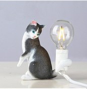 Resim Sones Kedi Işığı Hayvan Masa Lambası Mini Gece Lambası, Elektrik Fişi: İngiltere Fişi 