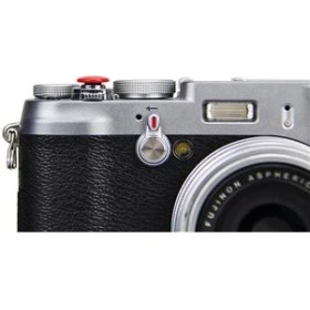 Resim JJC Soft Release Button Vidalı Metal Deklanşör Düğmesi (Tümsek - Kırmızı) 