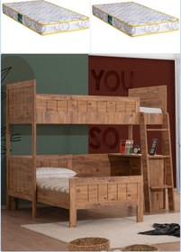 Resim Setay Fonksiyonel Ranza, Soft Ranza Karyola Masa 2 Adet Comfort Yatak 