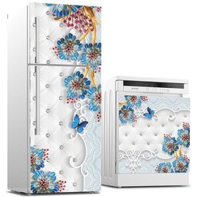 Resim Buzdolabı Ve Bulaşık Makinası Beyaz Eşya Sticker Kaplama Döşeme M 