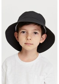 Resim Benitto Kids Erkek Çocuk Desenli Bucket Şapka 7006-siyah 
