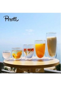 Resim Perotti Çift Cidarlı 300Ml Cam Bardak 