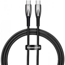 Resim Baseus Glimmer Series 100W Type-C to Type-C Hızlı Data Şarj Kablosu 1mt 