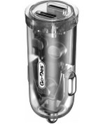 Resim Go-Des Gd-Qc2012 40W Çift Pd Çıkışlı Araç Şarj Başlığı Gri 