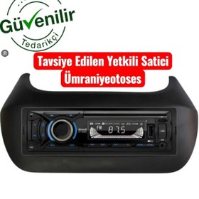 Resim titanxpro FİAT FİORİNO NEMO BİPPER MP3 TEYP USB BT AUX ÇERÇEVE DAHİL 