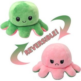Resim Teltree Ters Yüzlü Ahtapot Bebek Çift Taraflı Değişen Yüz Oyuncak Yumuşak Peluş Oyuncağı 11-20cm Diğer 