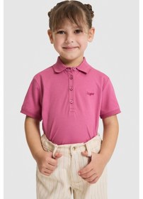 Resim U.s. Polo Assn. Kız Çocuk Fuşya Tişört Basic 50328218-vr023 Fusya 