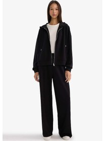 Resim Defacto Wide Leg Cepli Eşofman Altı G4762ax25wnbk81 Siyah-bk81 