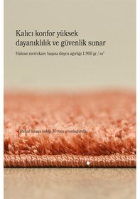 Resim Modern Desensiz Kiremit Rengi Salon Halısı Oturma Odası Halısı Çocuk Halısı Yumuşak Halı Yuvarlak Kiremit 