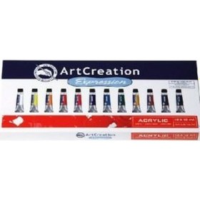 Resim Talens Artcreation Acrylic 12 Renk Akrilik Boya Çok Renkli 