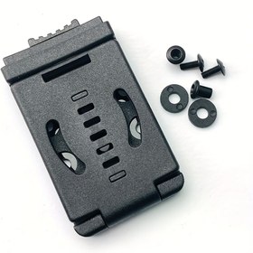 Resim 1 adet Taktik EDC Kılıf Bel Klipsi, Asma Kemer Tokaları ile, Yüksek Yansıtıcı Polimer, Siyah - Dış Mekan Ekipmanı Aksesuarı 