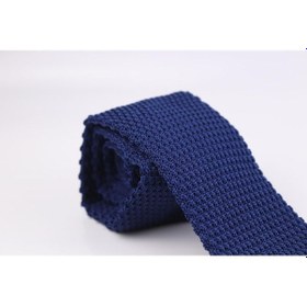 Resim Demfashion Özel Desenli Örme Kravat - Mavi (546151848) Mavi 